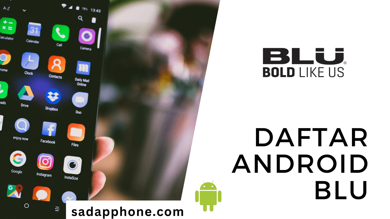 Daftar Smartphone Android dari brand BLU